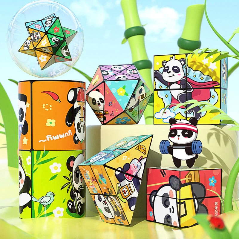 PandaMorph Cube – Der magische Faltspaß für kreative Kinder