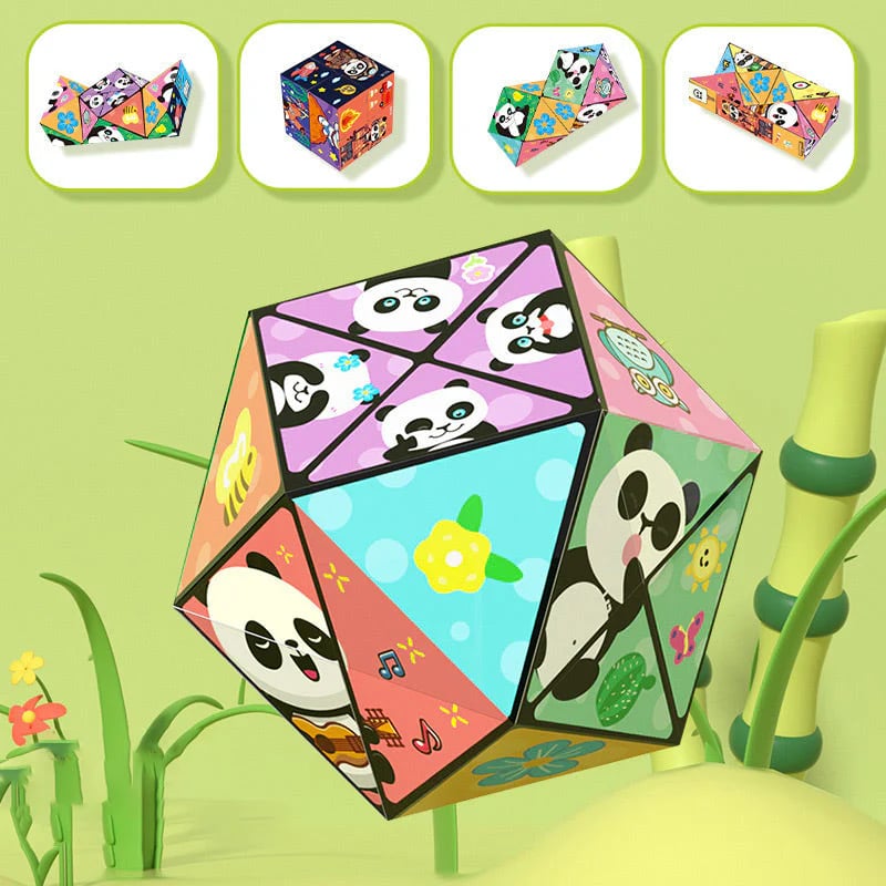 PandaMorph Cube – Der magische Faltspaß für kreative Kinder