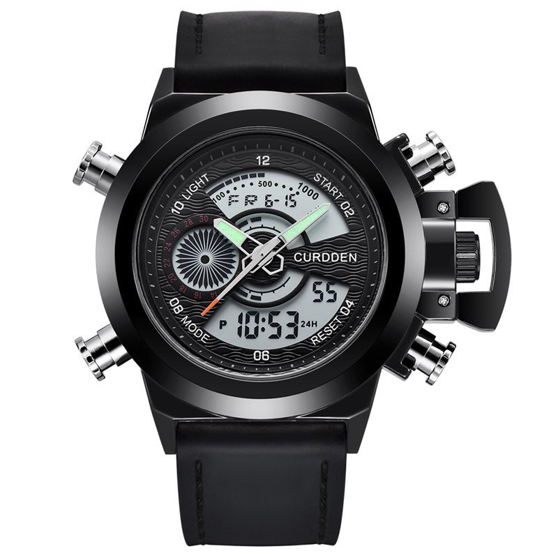 Dual Time Fashion Kronografklocka™ – Patina-Butik