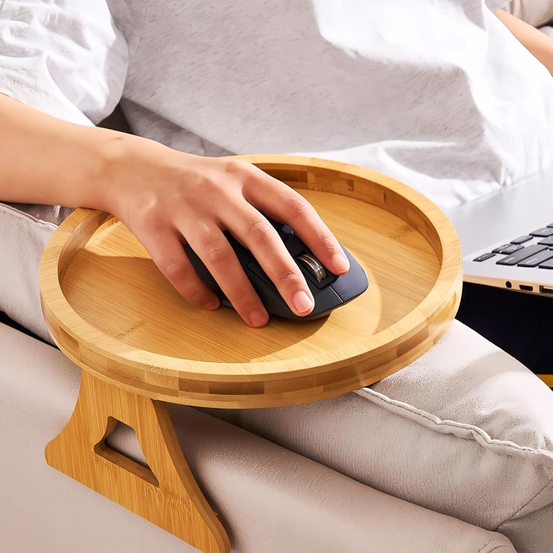 SofaTray Holz – Dein Beistelltisch direkt am Sofa