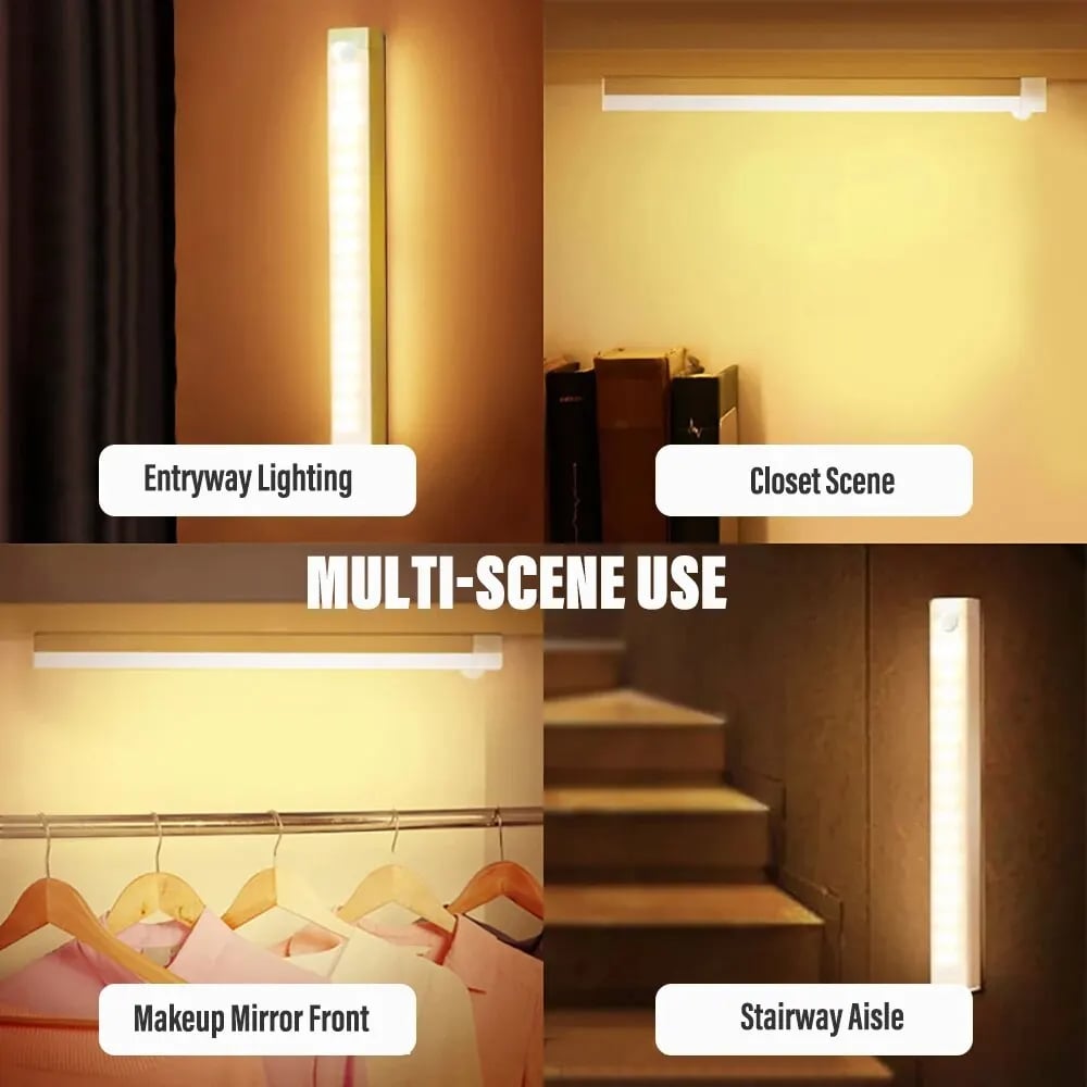 1+1 GRATIS | LumiStrip – Intelligente magnetische LED-Leuchte mit Bewegungssensor
