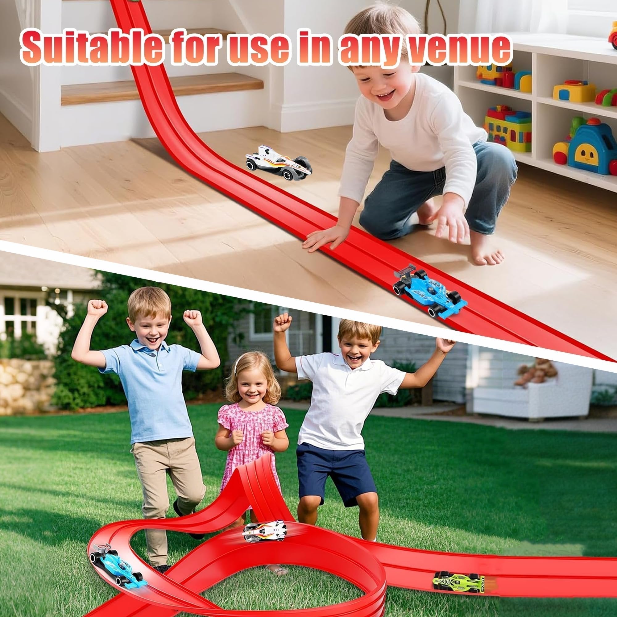TrackTwist RaceBahn – Fördert Kreativität & Rennspaß ohne Grenzen