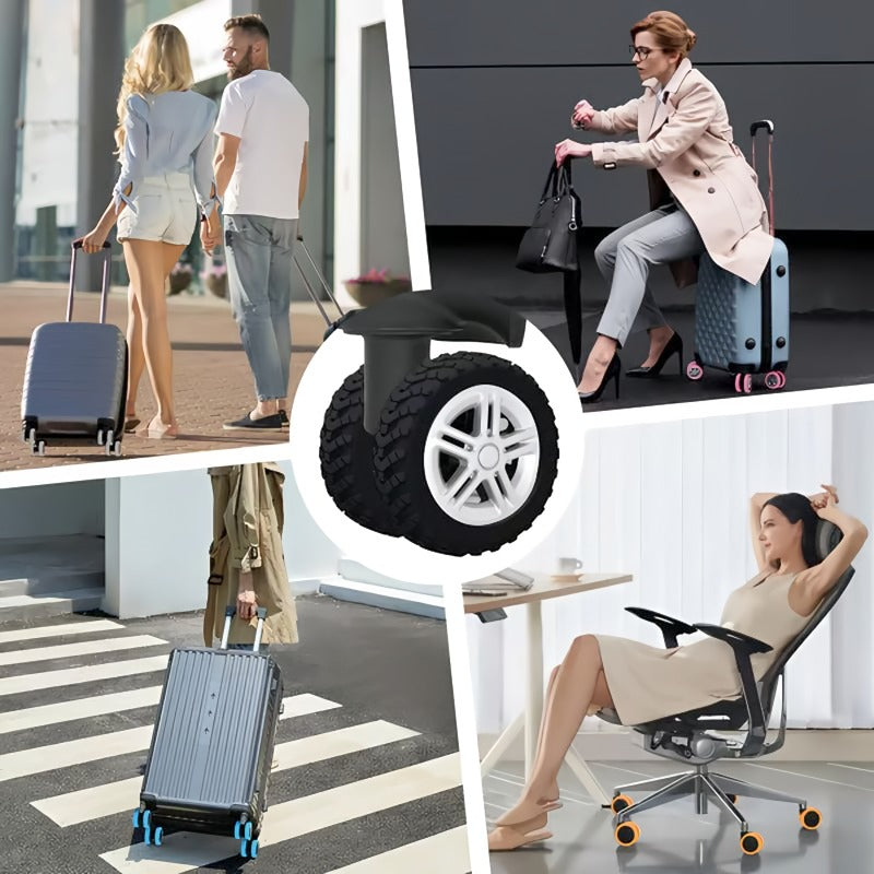 TravelGuard Wheels – Schutz & Ruhe für deine Kofferrollen