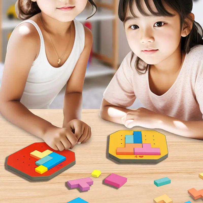 BrainyBlocks™ – Kinder-Puzzlespiel für kluge Köpfe und kreative Ideen