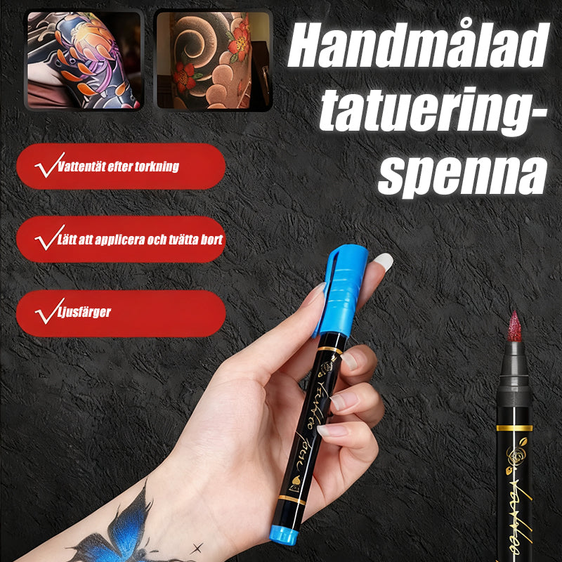 InkAura – Kreatives Tattoo-Marker-Set für sichere & temporäre Körperkunst