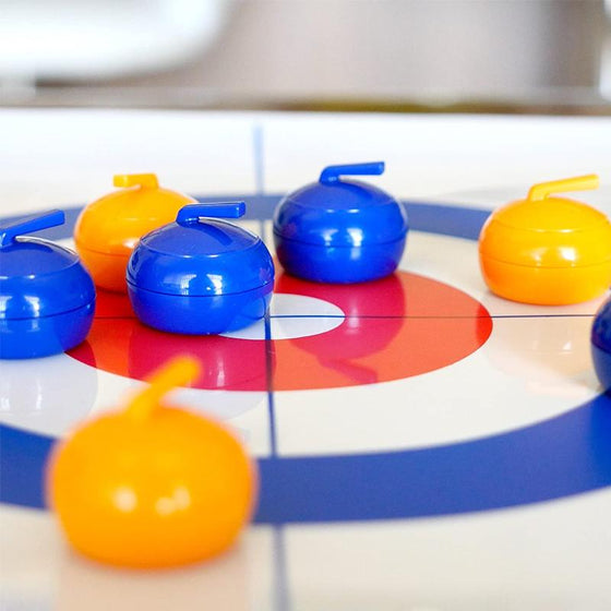 GlideCurl Pro – Kompaktes Tisch-Curlingspiel für Familie und Freunde