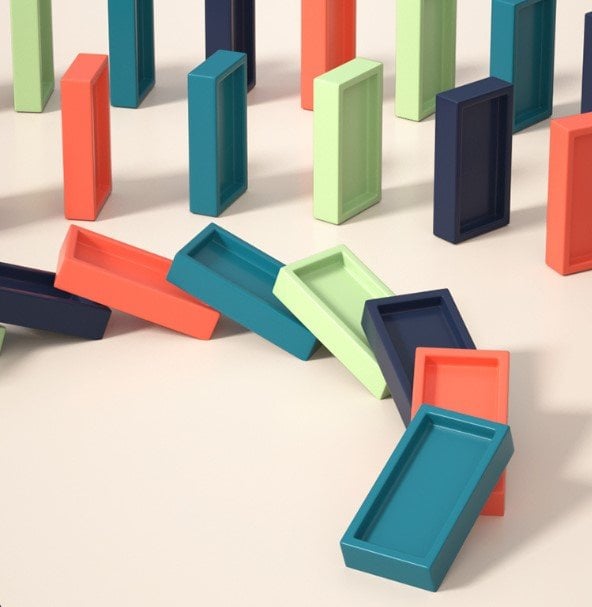 DominoExpress – Der elektrische Zug für grenzenlosen Spielspaß