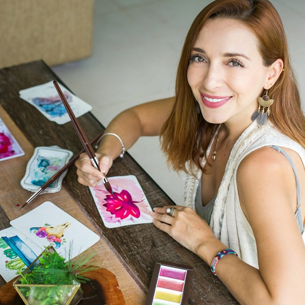 VividTrace™ Präzisionspinsel-Set — Meisterhafte Details, die Ihre Kunst lebendig machen