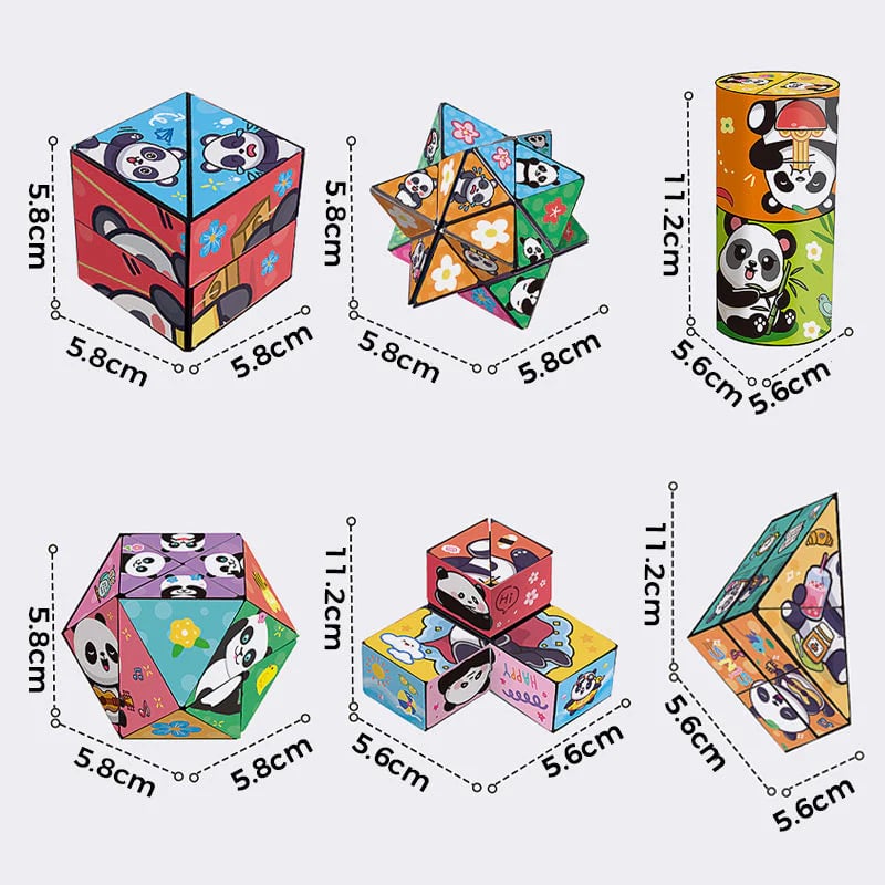 PandaMorph Cube – Der magische Faltspaß für kreative Kinder