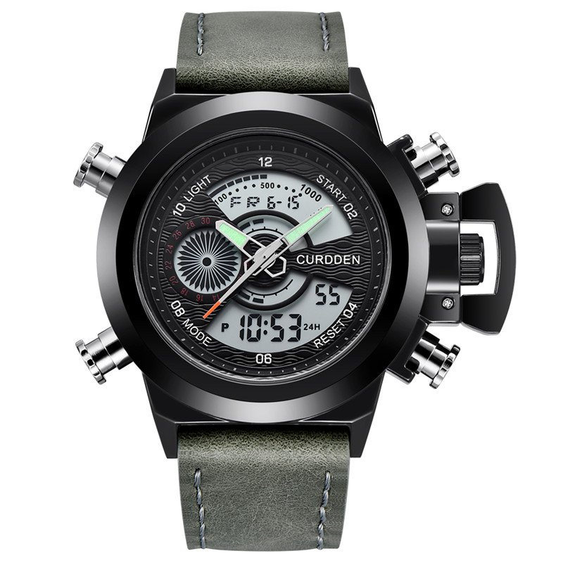 Dual Time Fashion Kronografklocka™ – Patina-Butik