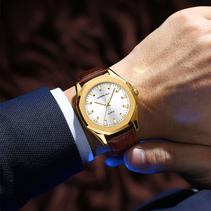 Casual Minimalistisk Kvartsklocka™ – Patina-Butik