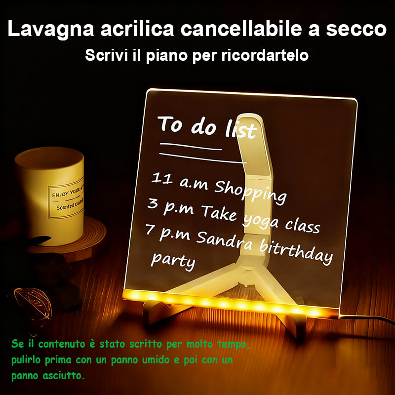 LumiBoard Creative – Transparente LED-Zeichentafel zum Schreiben, Malen und Gestalten