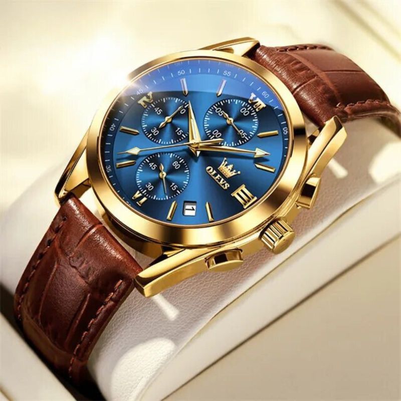 Kvarts Luminous Kronografklocka™ – Patina-Butik