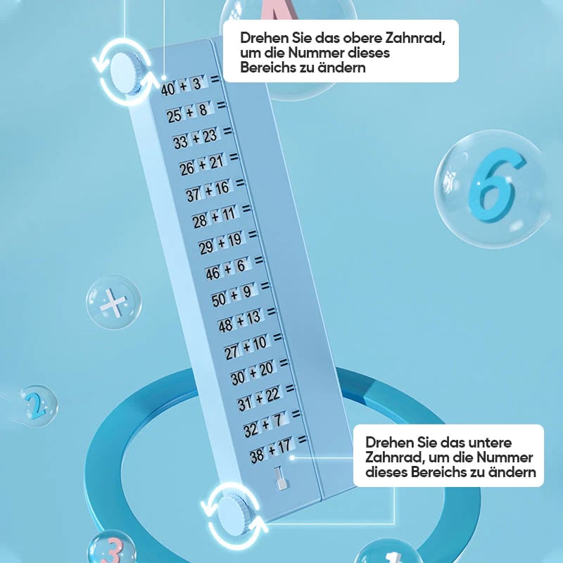 MathMind Trainer™ – Wiederverwendbare Rechentafel für Kinder