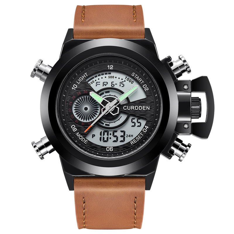 Dual Time Fashion Kronografklocka™ – Patina-Butik