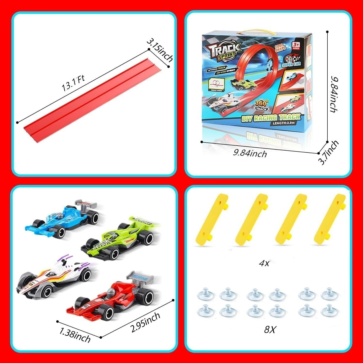 TrackTwist RaceBahn – Fördert Kreativität & Rennspaß ohne Grenzen
