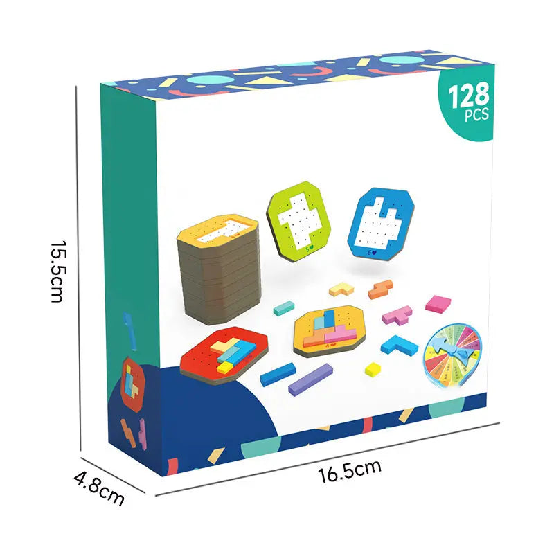 BrainyBlocks™ – Kinder-Puzzlespiel für kluge Köpfe und kreative Ideen