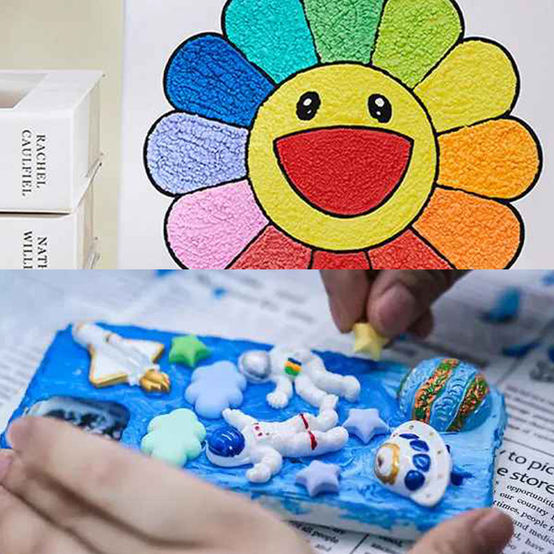 1+1 GRATIS | BubbleArt 3D – Kreatives Stiftset für dreidimensionale Popcorn-Effekte