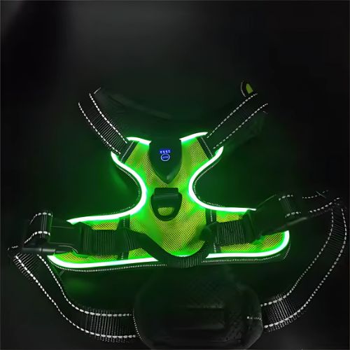 LumiPaws™ – LED-Hundegeschirr für mehr Sichtbarkeit bei Nacht