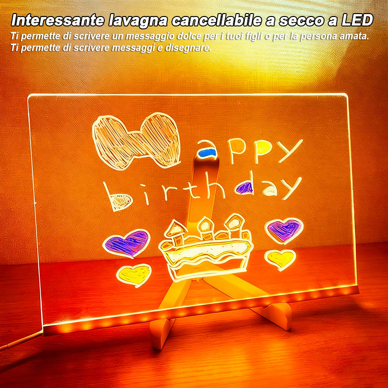 LumiBoard Creative – Transparente LED-Zeichentafel zum Schreiben, Malen und Gestalten