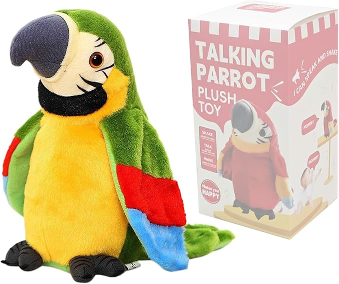 PlapperPlüsch – Der sprechende Papagei zum Knuddeln