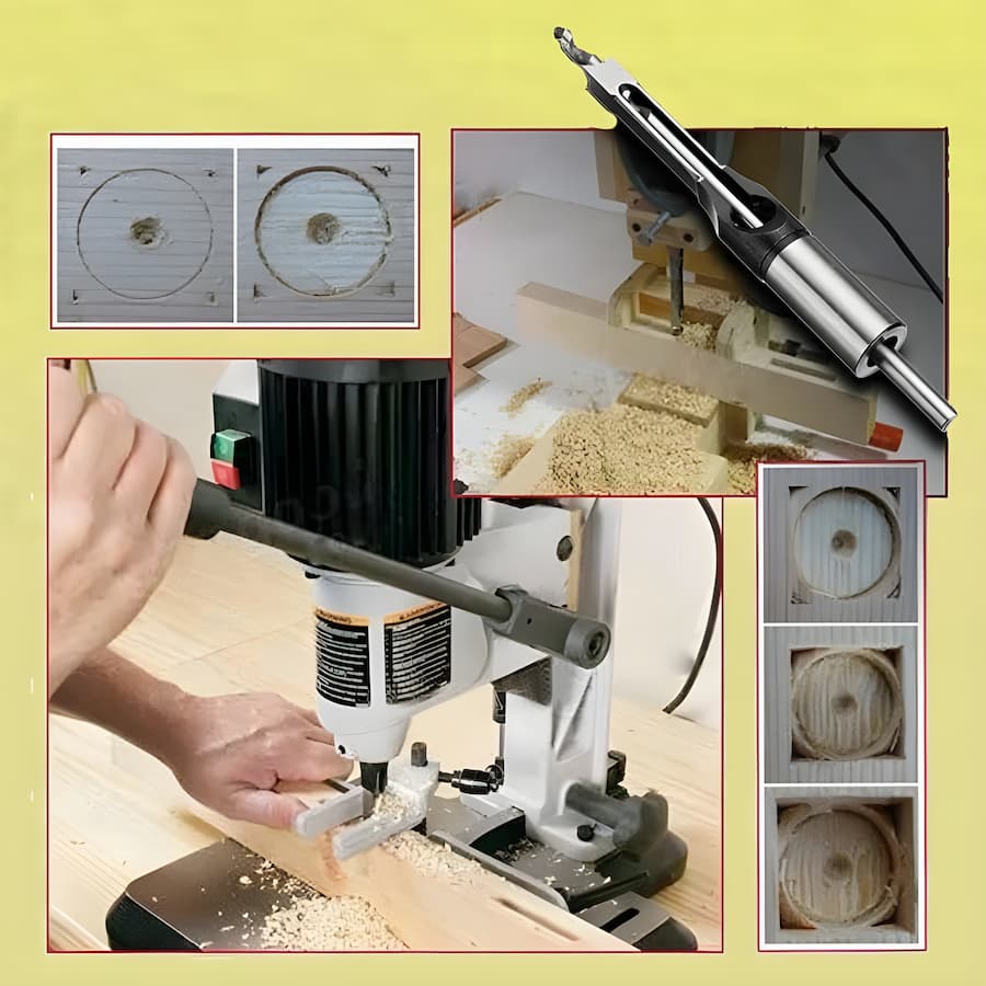 SquareCut Pro – Hohlmeißel-Bohrer für präzise Holzverbindungen