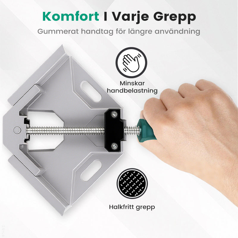 Robuste 90°-Winkelklemme – Präzise Fixierung für perfekte Ergebnisse