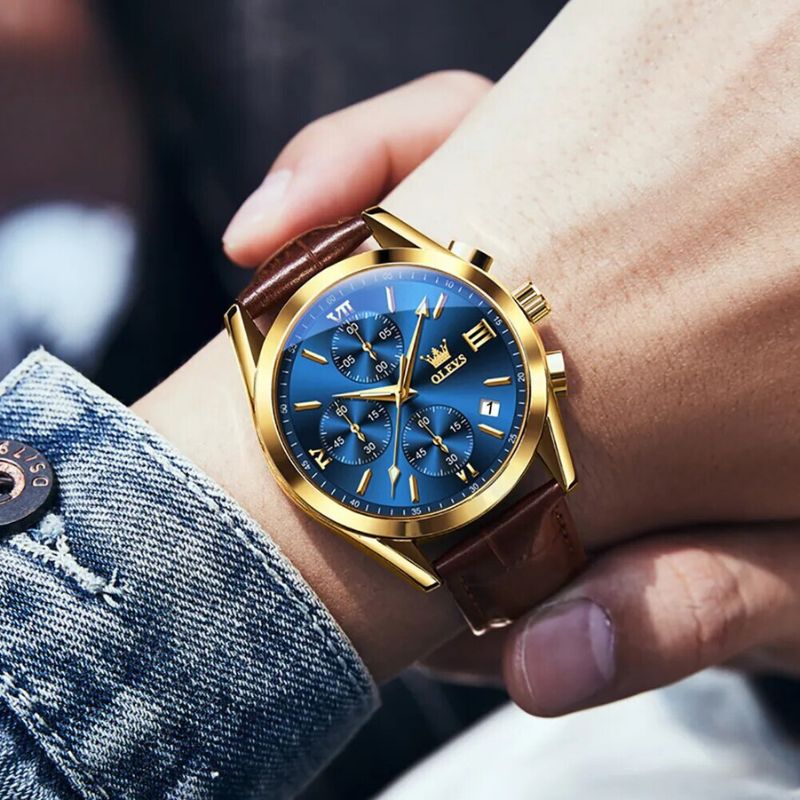 Kvarts Luminous Kronografklocka™ – Patina-Butik