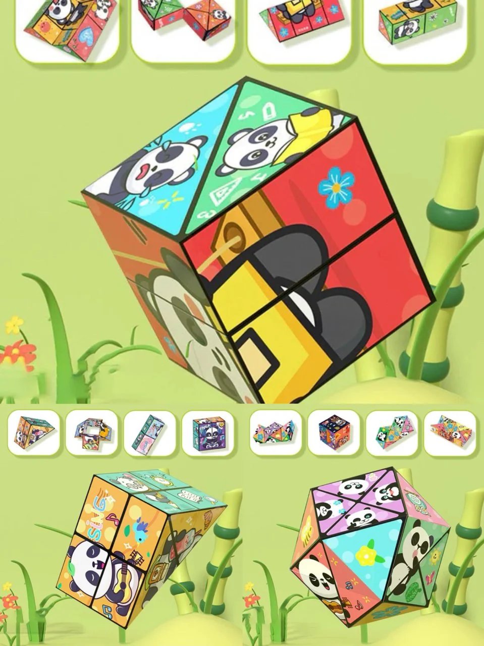 PandaMorph Cube – Der magische Faltspaß für kreative Kinder