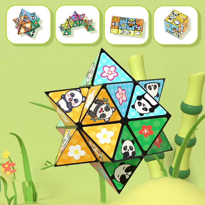 PandaMorph Cube – Der magische Faltspaß für kreative Kinder