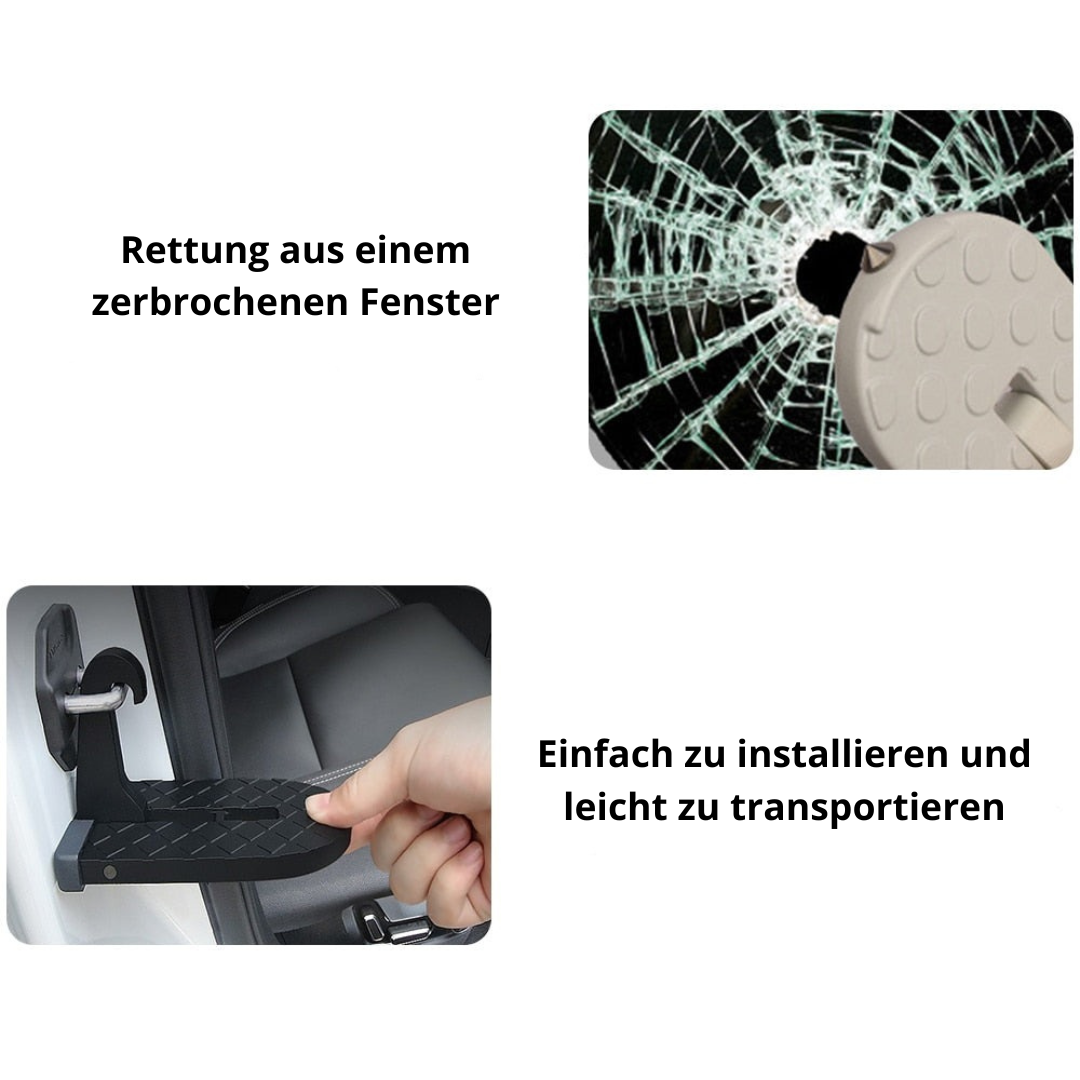 RoofStep One – In Sekunden sicher aufs Autodach