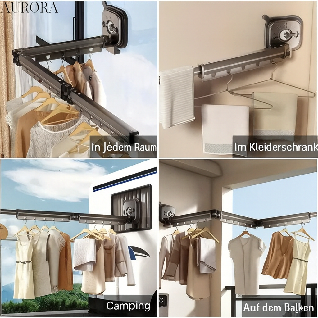 FlexRack Pro – Trockne deine Wäsche überall, platzsparend & mühelos!