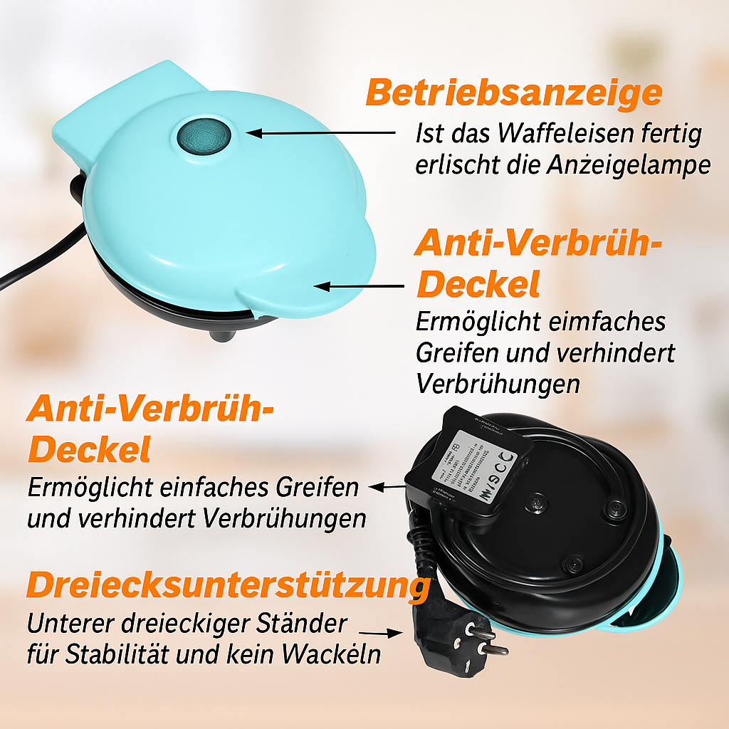 MiniBakePro™ — Frische Mini-Kuchen in Minutenschnelle, ganz ohne Backstress!