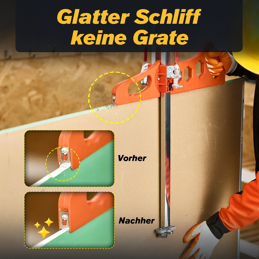 CutPro Flex – Trockenbau schneiden in Sekunden, ohne Sauerei