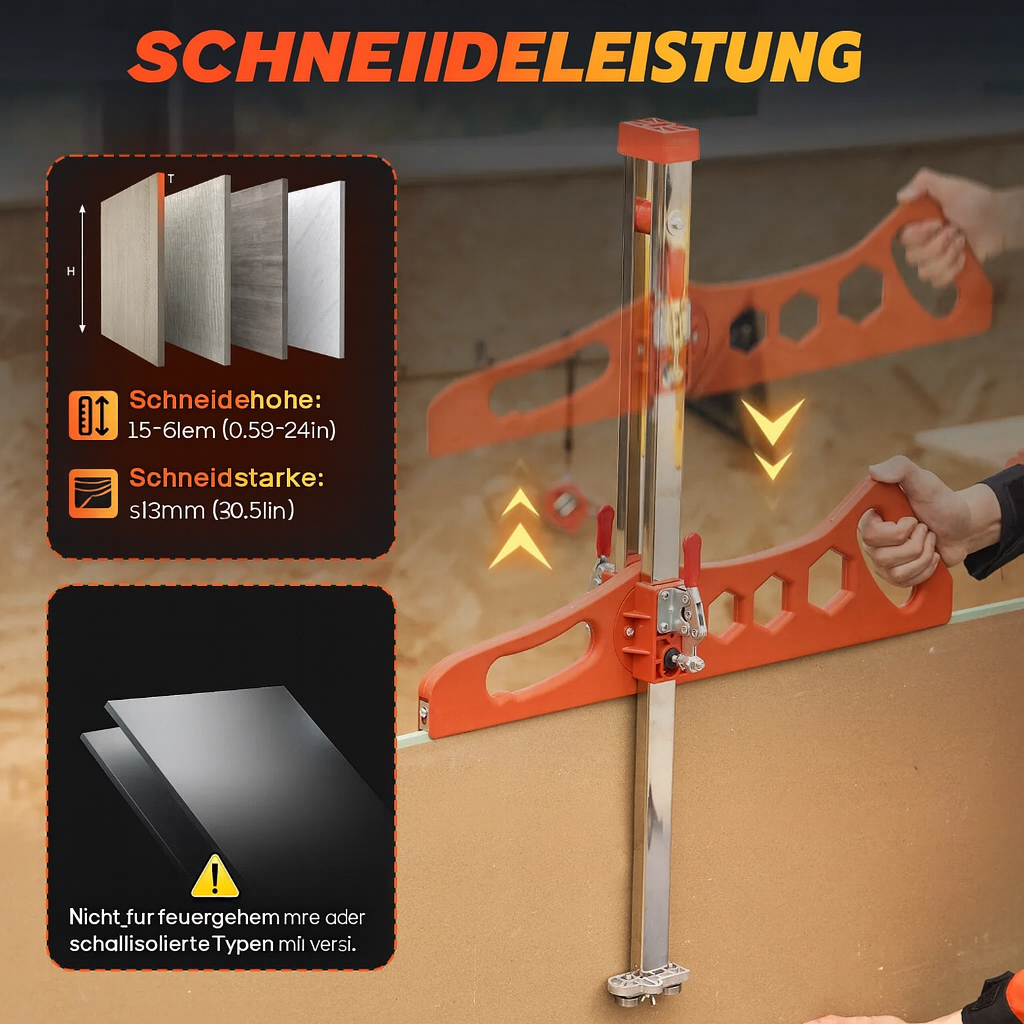 CutPro Flex – Trockenbau schneiden in Sekunden, ohne Sauerei