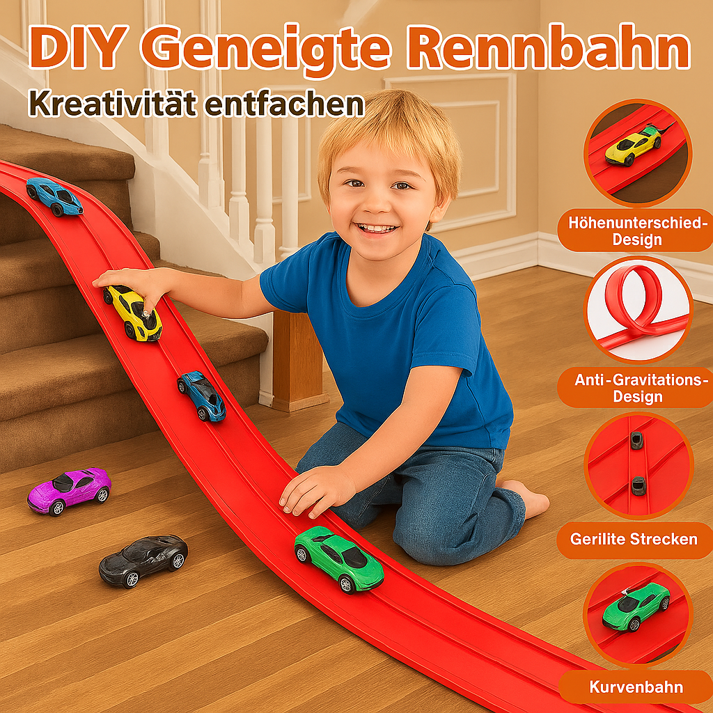 TrackTwist RaceBahn – Fördert Kreativität & Rennspaß ohne Grenzen