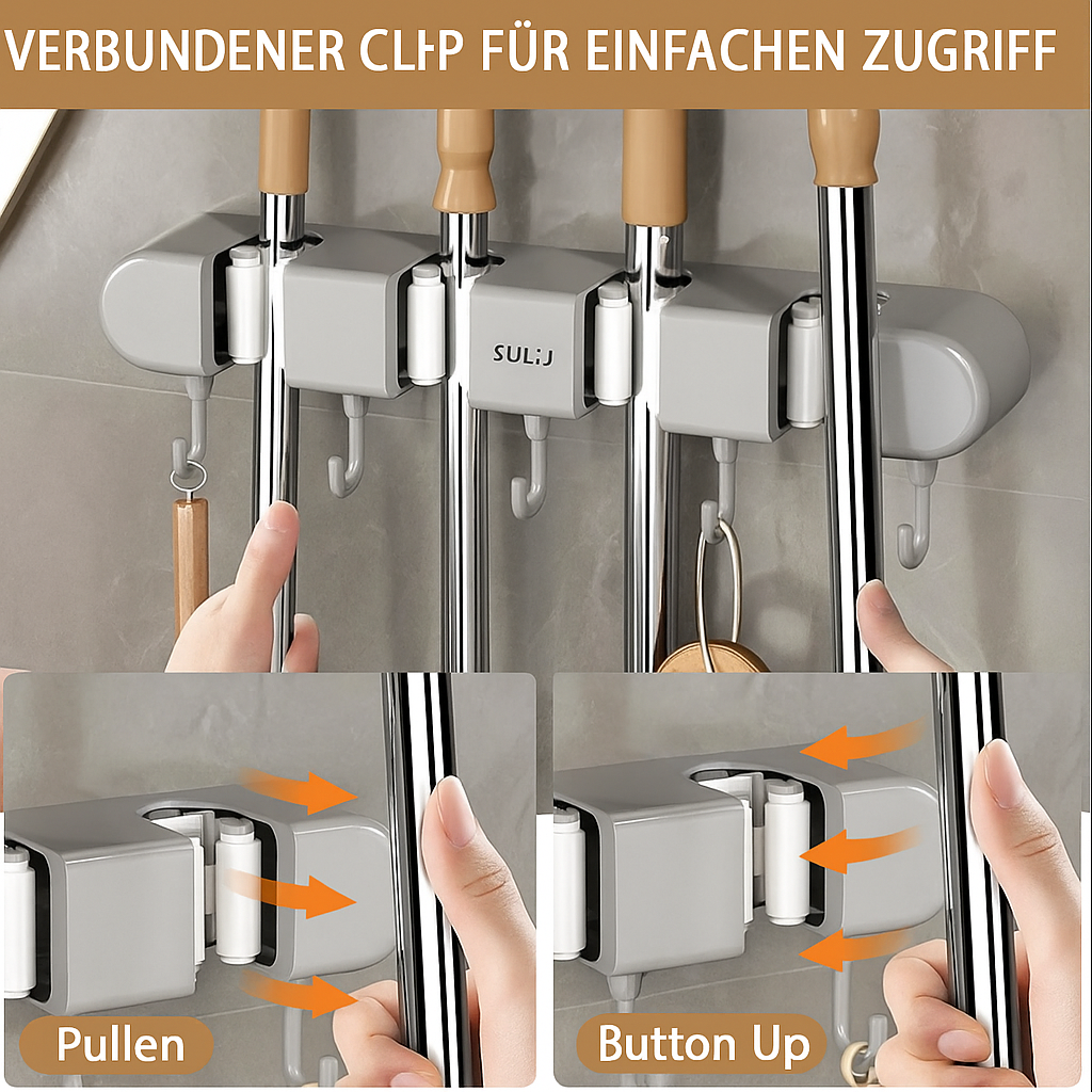 OrgaGrip Wandhalterung — Mehr Platz, alles griffbereit