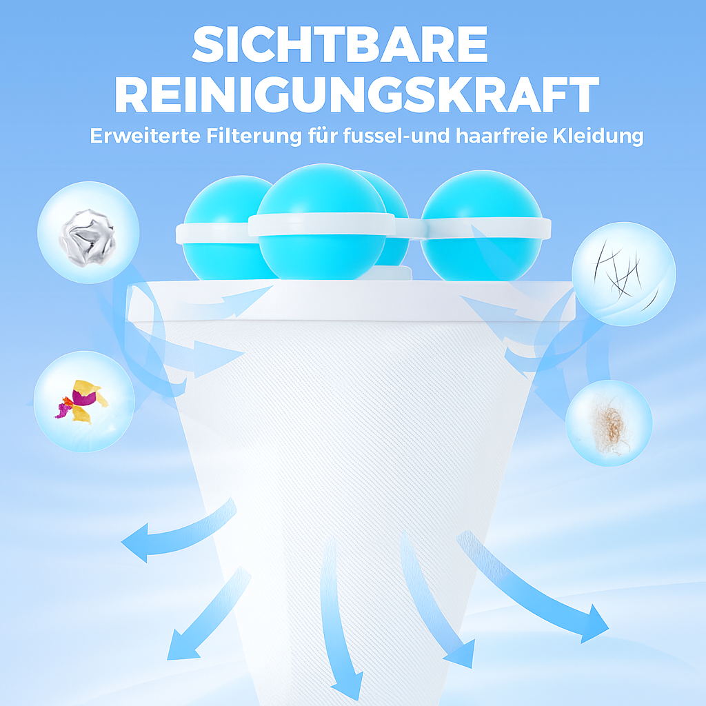 FusselFrei™ – Nie wieder Haare & Flusen in der Wäsche