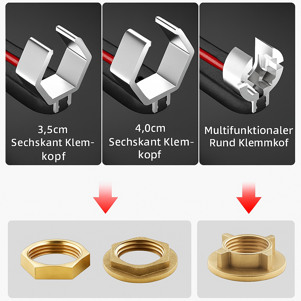 GripMax Duo-Schlüssel – Passt überall, löst alles