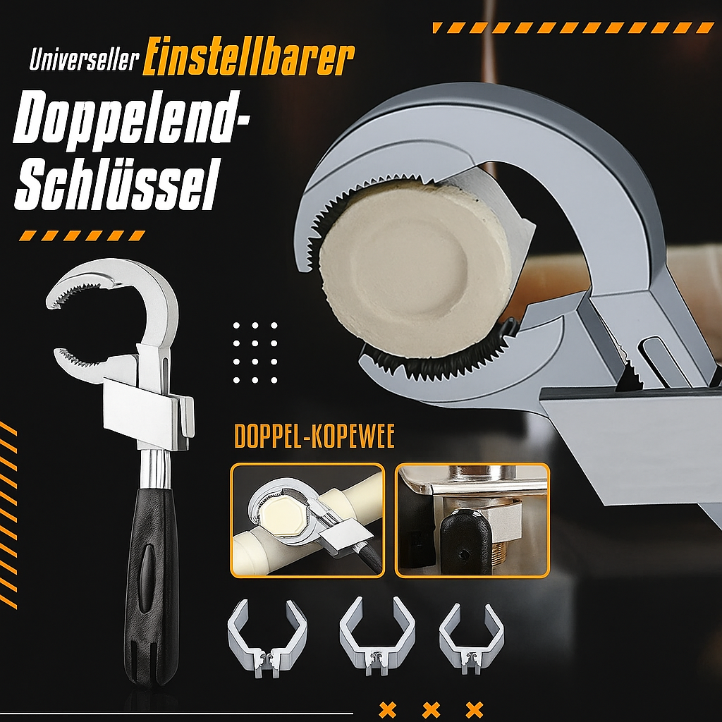 GripMax Duo-Schlüssel – Passt überall, löst alles