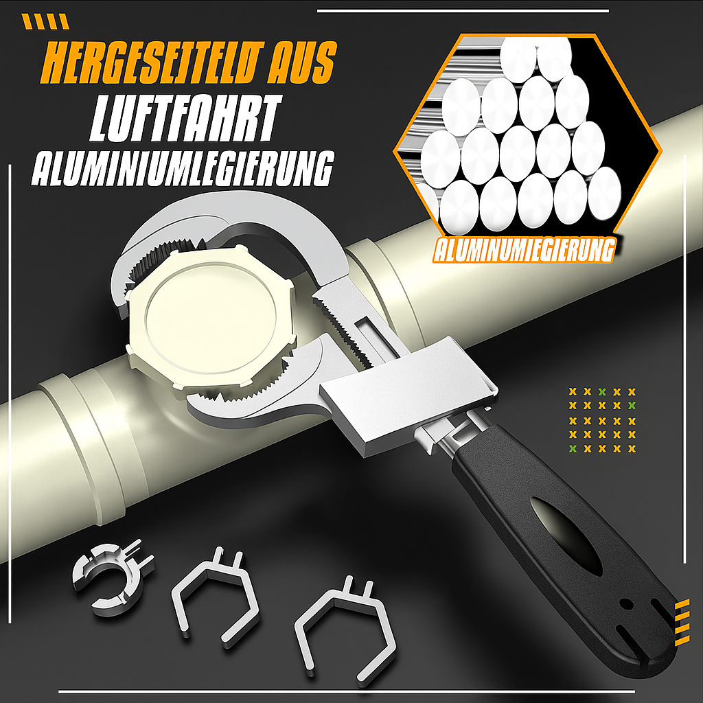 GripMax Duo-Schlüssel – Passt überall, löst alles
