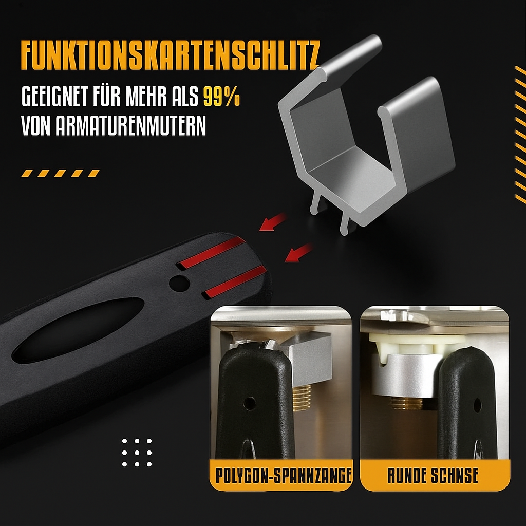 GripMax Duo-Schlüssel – Passt überall, löst alles