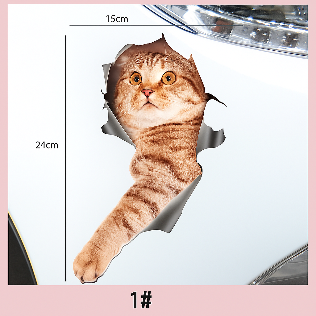 PetWallies™ – Süße 3D-Wandsticker mit Katzen & Hunden