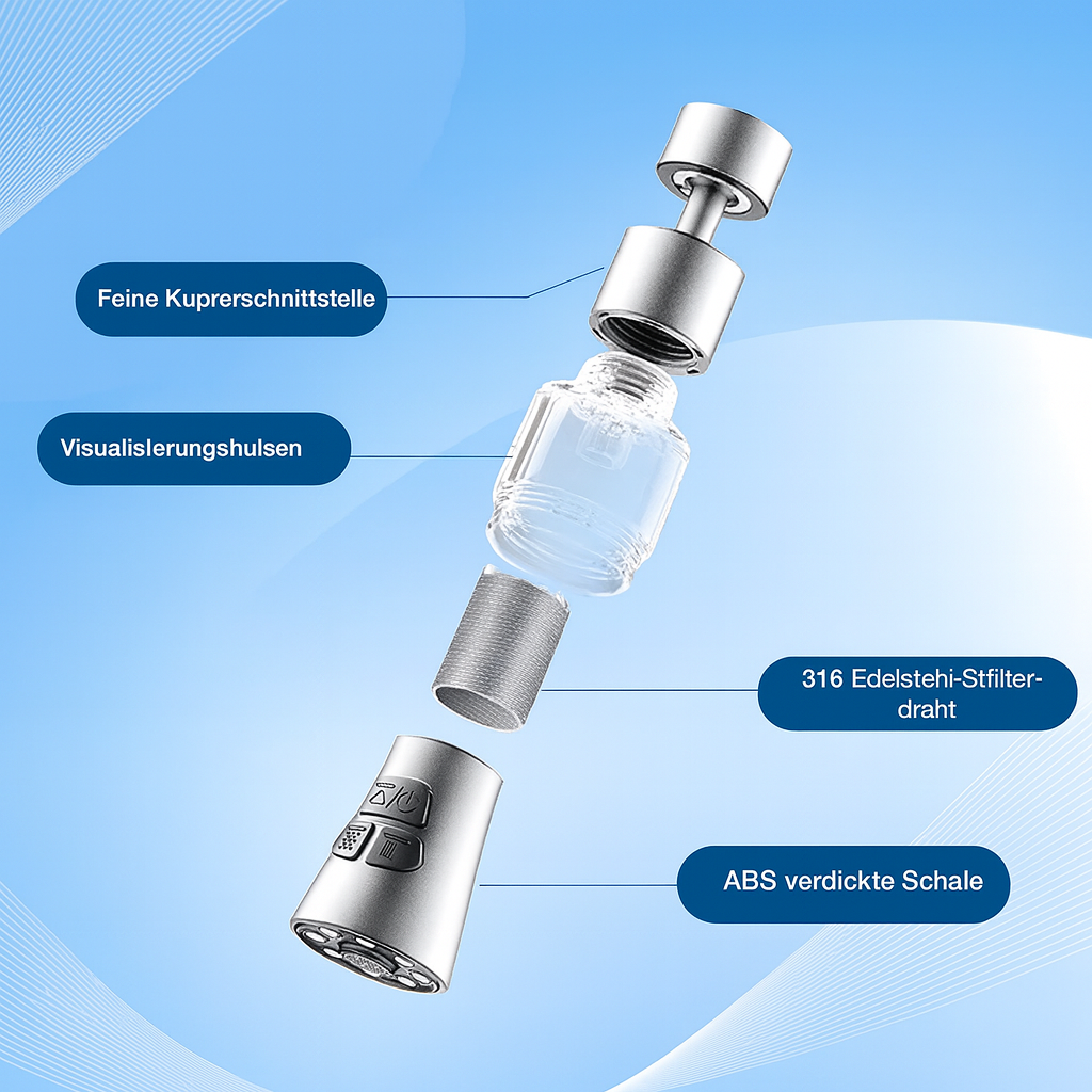 AquaFlex™ – Macht deinen Wasserhahn smarter & effizienter!