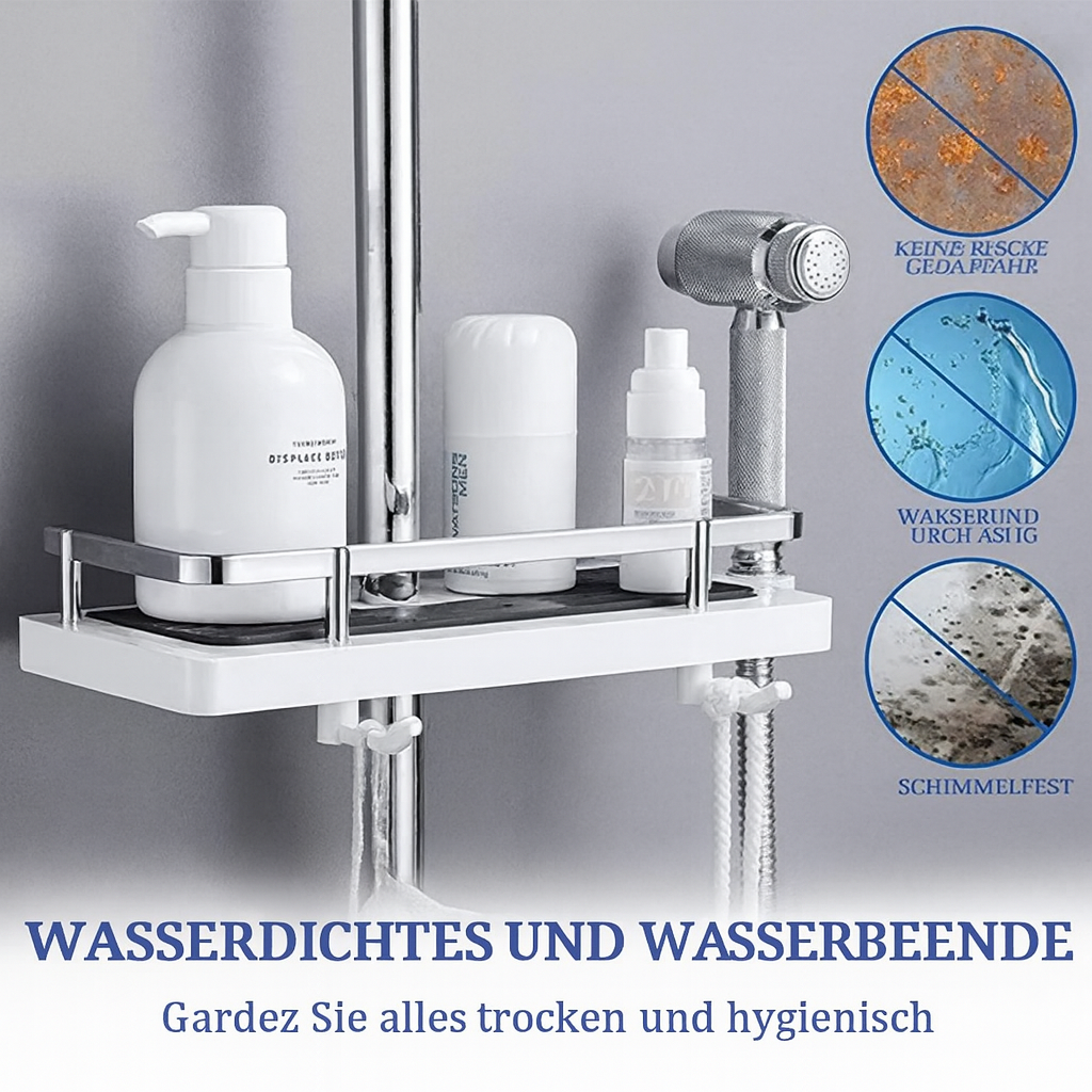 ShowerRack Pro – Ordnung & Komfort direkt an der Duschstange