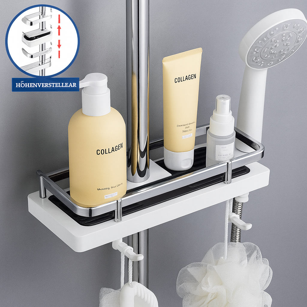 ShowerRack Pro – Ordnung & Komfort direkt an der Duschstange