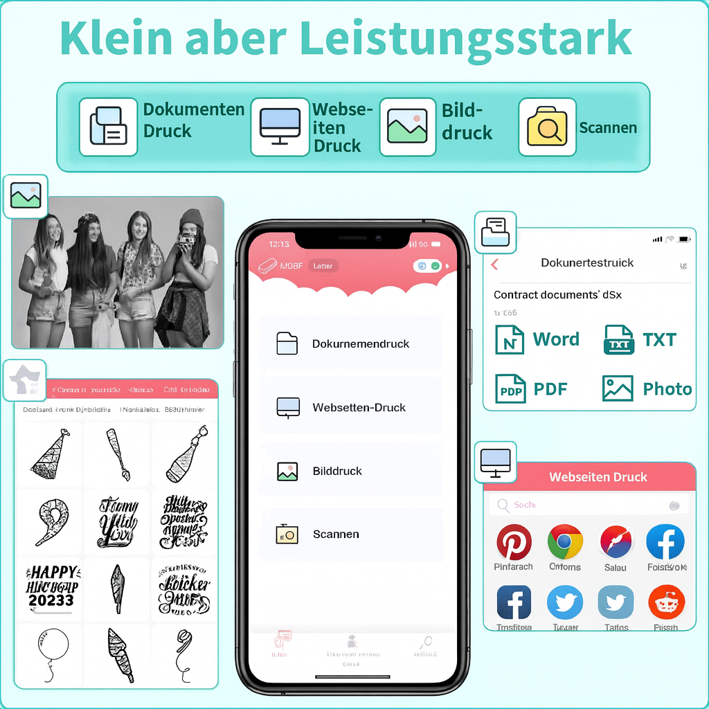 PrintGo MK500 – Dein mobiler Drucker ohne Tinte