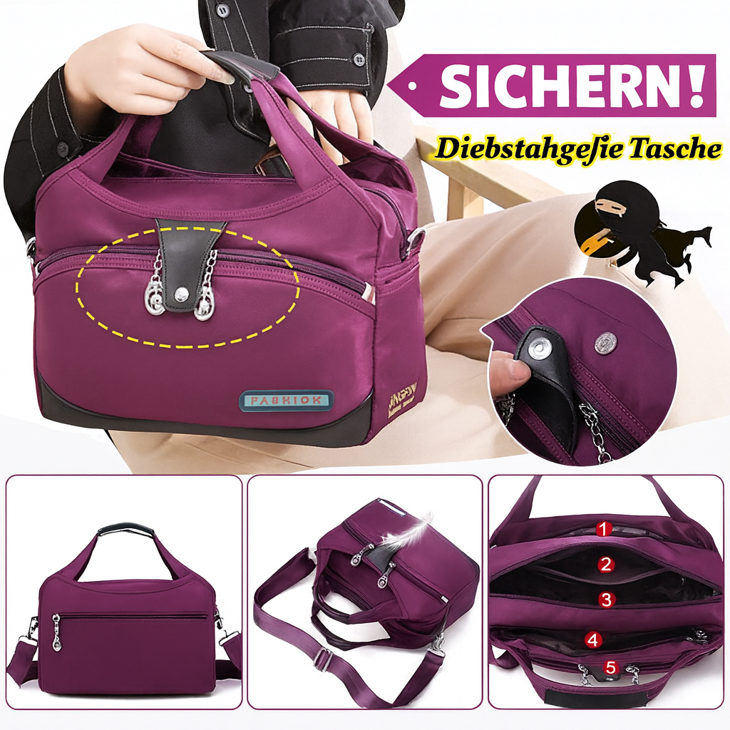 SafeTote™ – Deine Handtasche mit eingebautem Diebstahlschutz