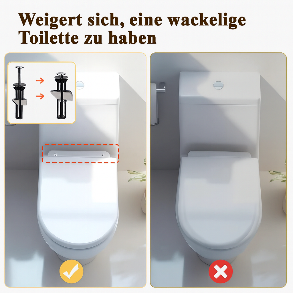 FixoGrip BoltSet – Nie wieder wackelnde WC-Sitze