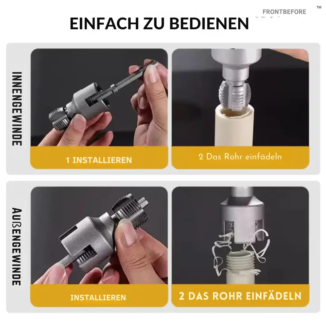 PipeCut Pro – Gewindeschneider-Set für perfekte Rohrverbindungen